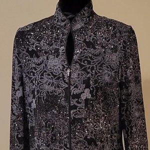 Black Evening/Cocktail Pants Suit